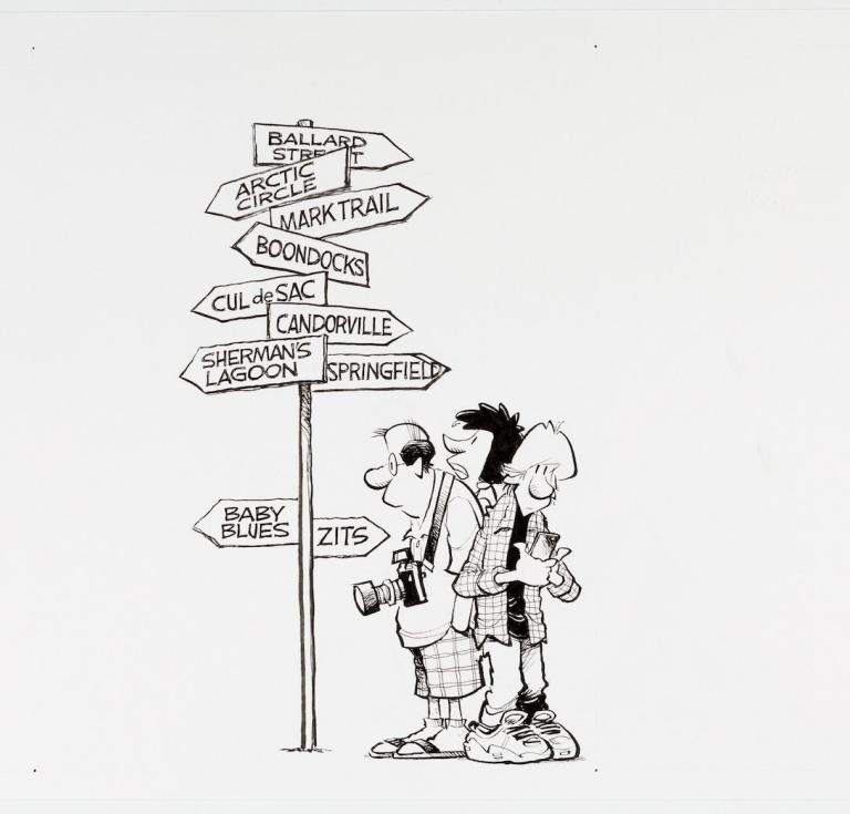 Zits illustration original art