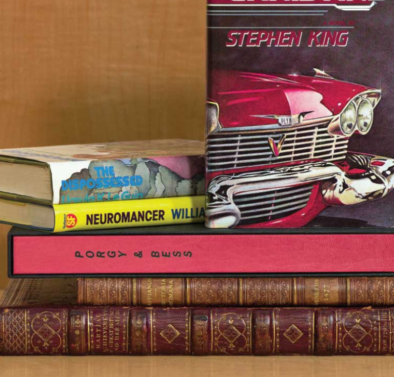 George R. R. Martin and Stephen King books